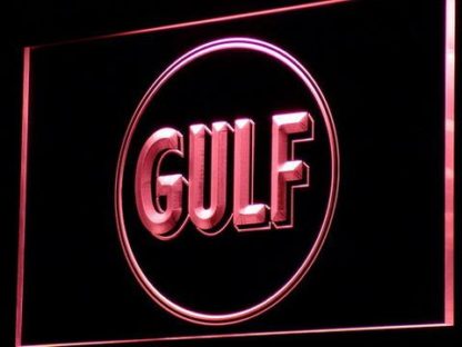 Gulf Gasoline neon sign LED