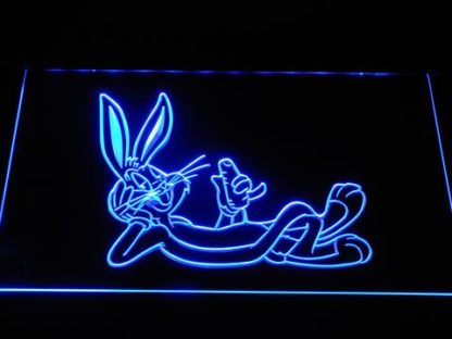 Bugs Bunny Lounging neon sign LED
