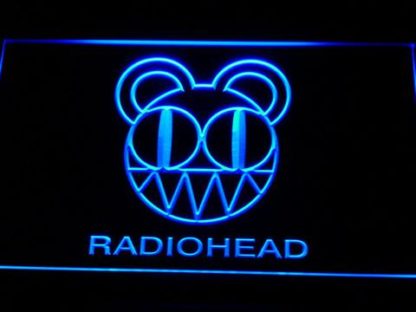Radiohead neon sign LED