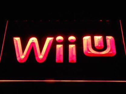 Nintendo Wii U neon sign LED