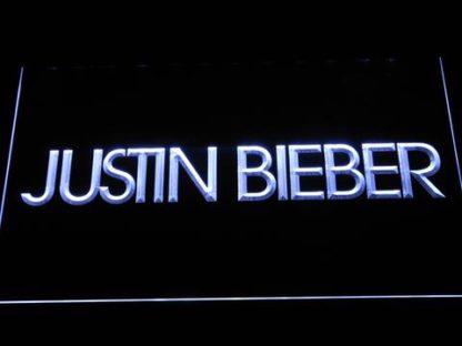 Justin Bieber neon sign LED