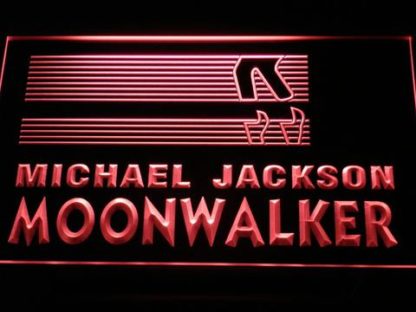 Michael Jackson Moonwalker Bars neon sign LED