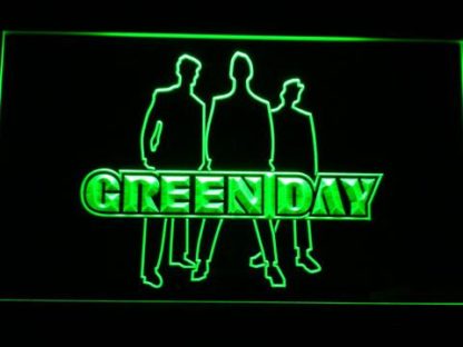 Green Day Silhouette neon sign LED