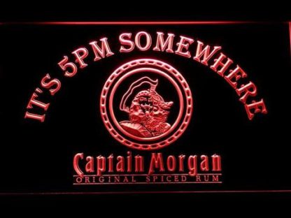 Captain Morgan Original It's 5pm Somewhere neon sign LED