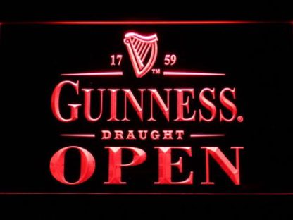 Guinness Draught Open neon sign LED