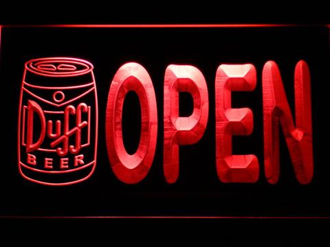 Duff Can Open neon sign LED