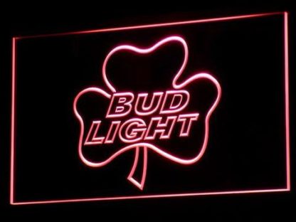 Bud Light Shamrock neon sign LED