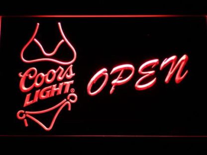 Coors Light Bikini Open neon sign LED