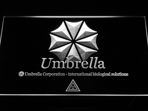 Umbrella Corporation Logo Black Sign, nes de umbrella corporation