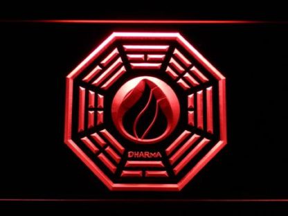 Lost Dharma Initiative The Flame neon sign LED