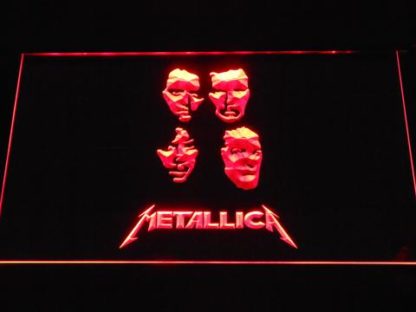 Metallica Faces neon sign LED