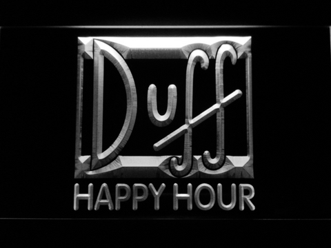 Duff Happy Hour neon sign LED