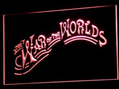 War of the Worlds neon sign LED