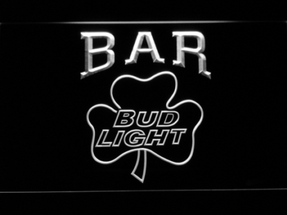 Bud Light Shamrock Bar neon sign LED