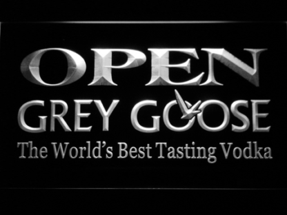 Grey Goose Open neon sign LED