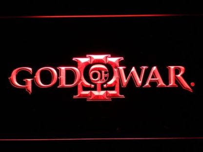 God of War 3 neon sign LED
