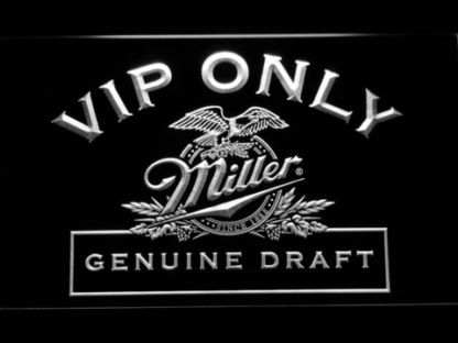 Miller Genuine Draft VIP Only neon sign LED