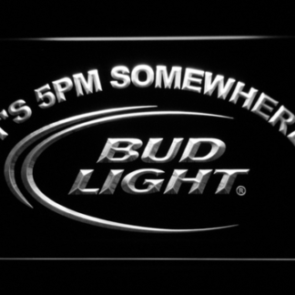Bud Light It's 5pm Somewhere neon sign LED