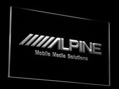 Alpine Mobile Media Solutions neon sign LED