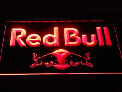 Red Bull Wordmark neon sign LED