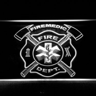 Fire Department Fire Medic neon sign LED
