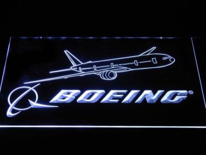Boeing neon sign LED