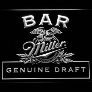Miller Genuine Draft Bar neon sign LED
