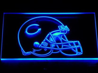 Chicago Bears Helmet 2 neon sign LED
