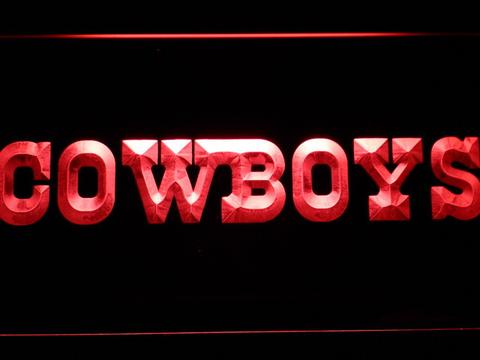 Dallas Cowboys Text neon sign LED