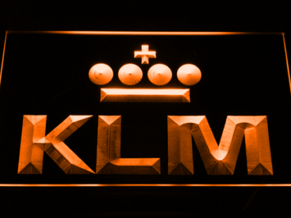KLM neon sign LED