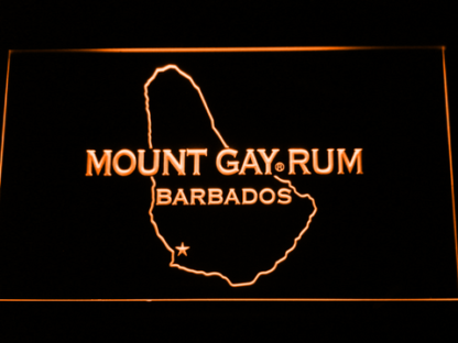 Mount Gay Rum Barbados neon sign LED