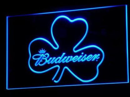 Budweiser Shamrock neon sign LED