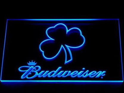 Budweiser Shamrock Outline neon sign LED