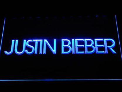 Justin Bieber neon sign LED