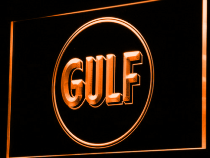 Gulf Gasoline neon sign LED