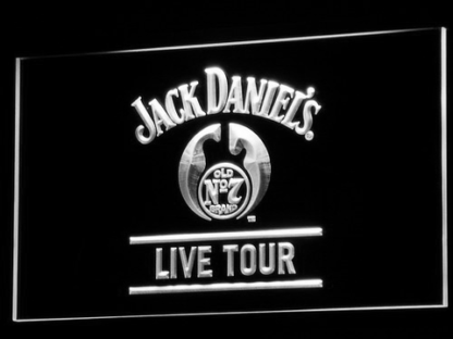 Jack Daniel's Live Tour neon sign LED