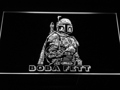 Star Wars Boba Fett neon sign LED