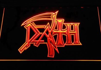 Death Logo neon sign LED
