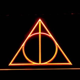 Harry Potter Deathly Hallows Logo neon sign LED