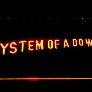 System Of A Down Toxicity neon sign LED