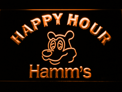 Hamm's Happy Hour neon sign LED