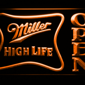 Miller High Life Open neon sign LED