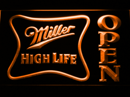 Miller High Life Open neon sign LED