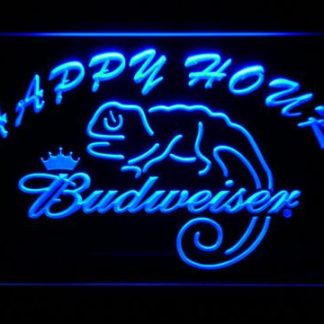Budweiser Lizard Happy Hour neon sign LED