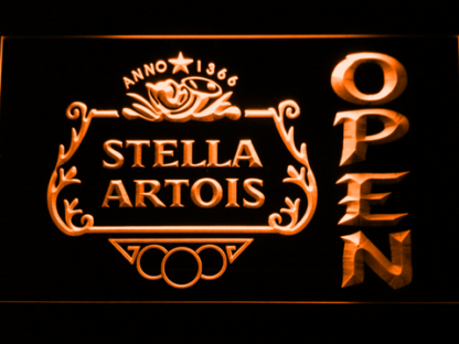 Stella Artois Crest Open neon sign LED