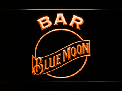 Blue Moon Bar neon sign LED