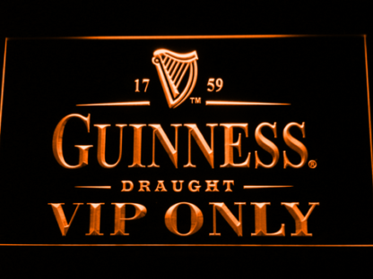 Guinness Draught VIP Only neon sign LED