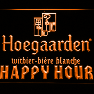 Hoegaarden Happy Hour neon sign LED
