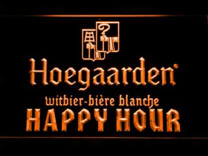 Hoegaarden Happy Hour neon sign LED