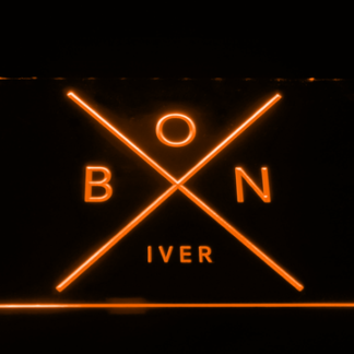 Bon Iver neon sign LED